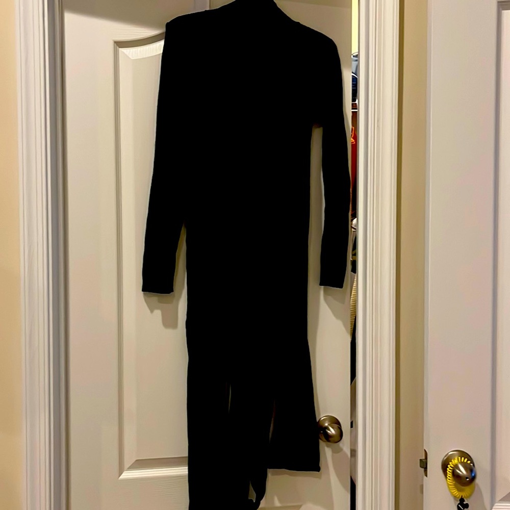 Black sweater dress